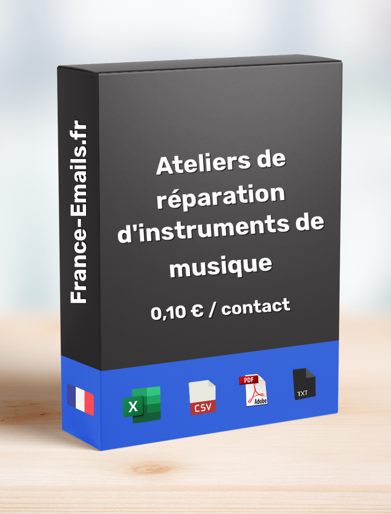 Atelier de réparation d'instruments de musique