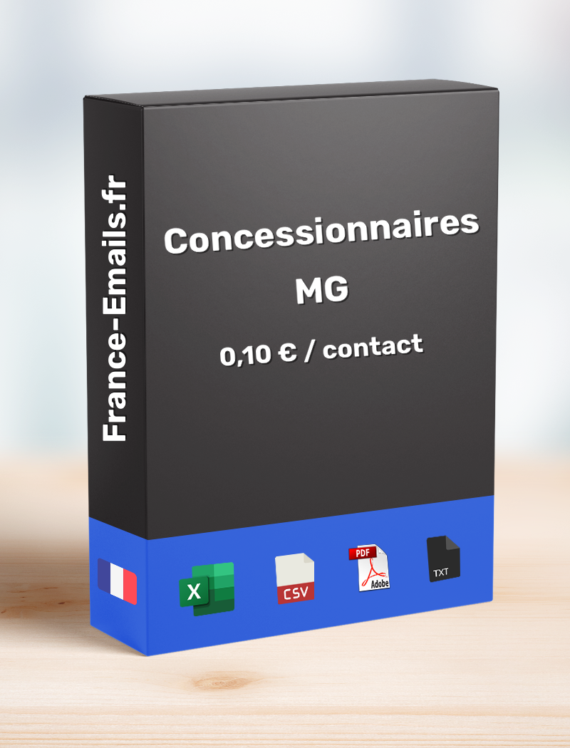 Concessionnaire MG
