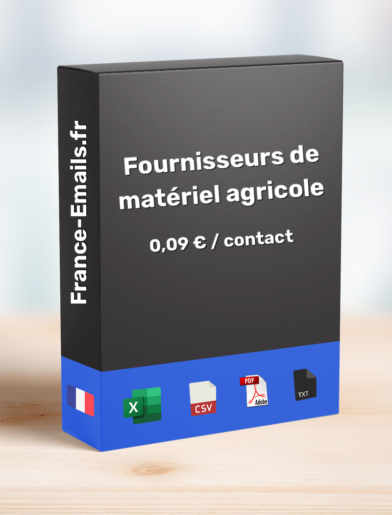 Fournisseur de matériel agricole