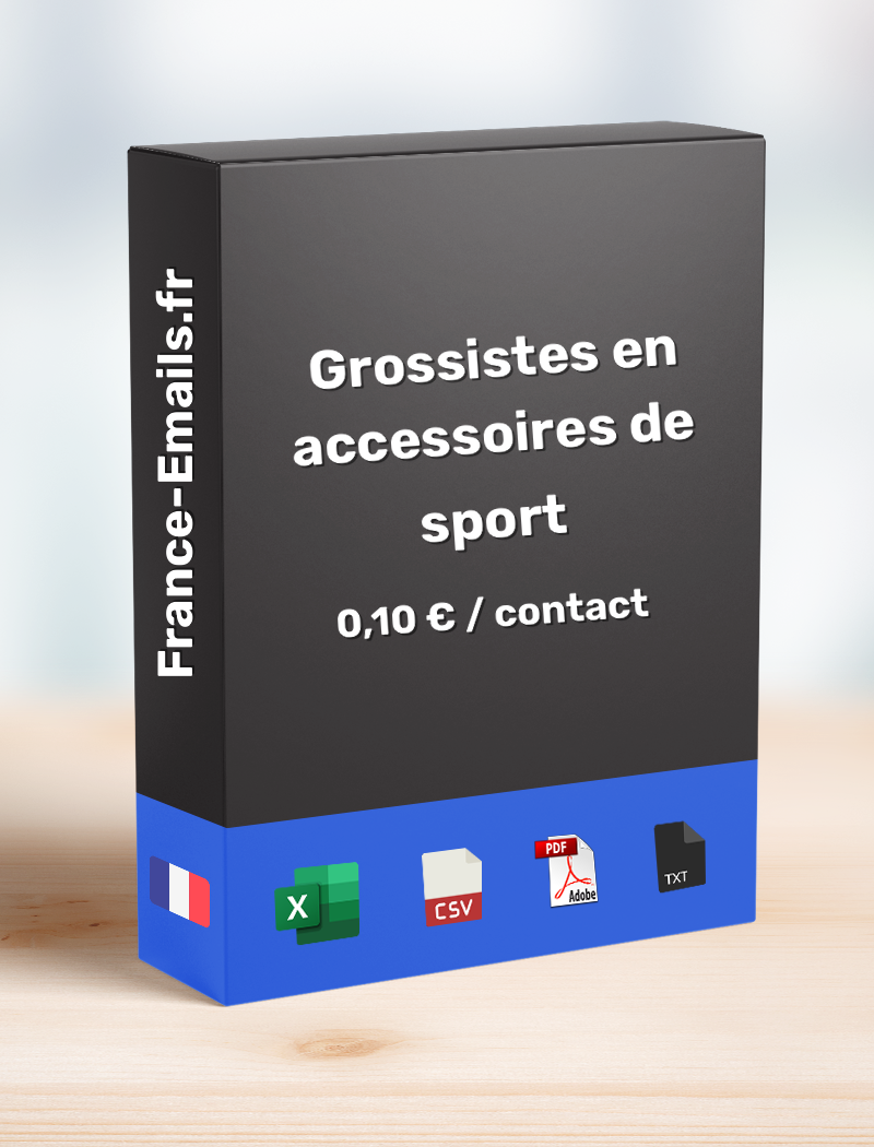 Grossiste en accessoires de sport
