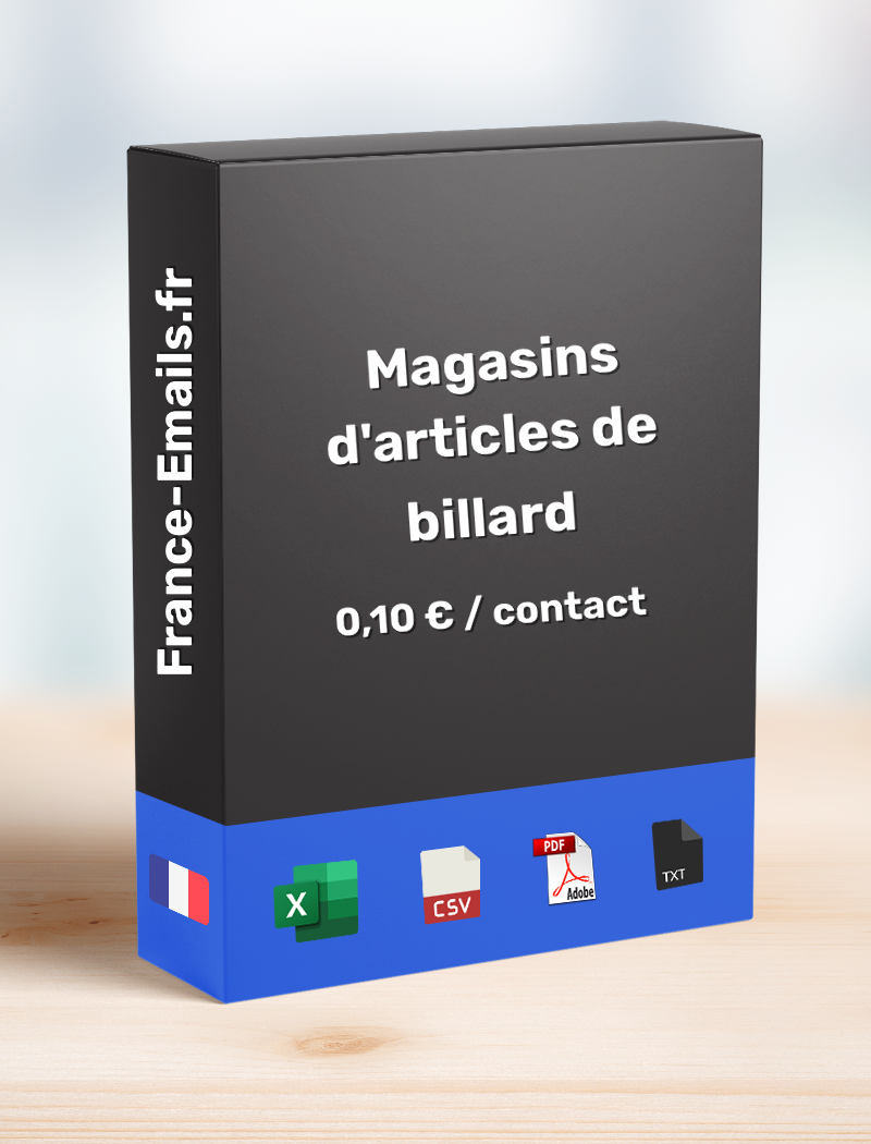 Magasin d'articles de billard
