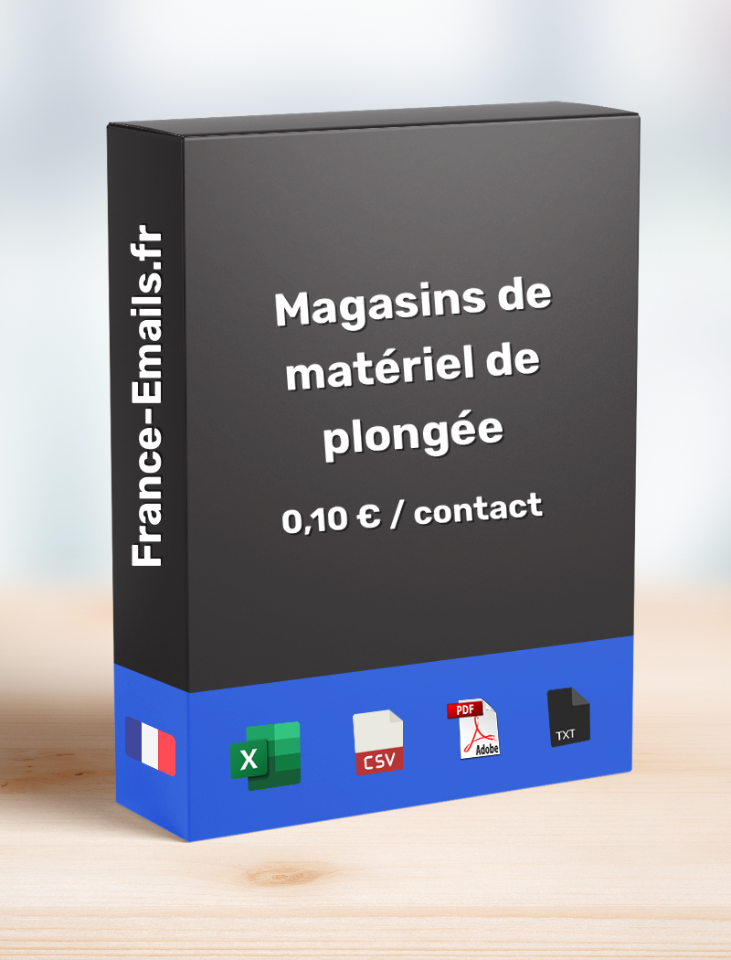 Magasin de matériel de plongée