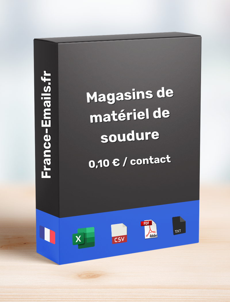 Magasin de matériel de soudure