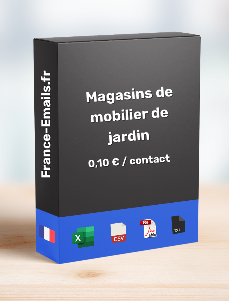 Magasin de mobilier de jardin