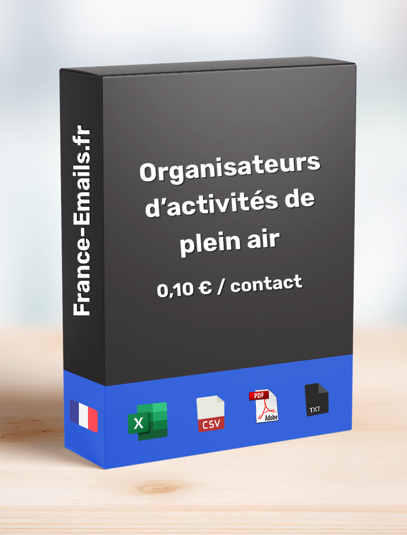 Organisateur d’activités de plein air