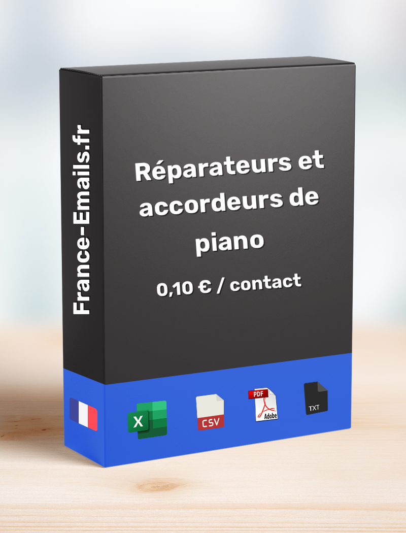 Réparateur et accordeur de piano