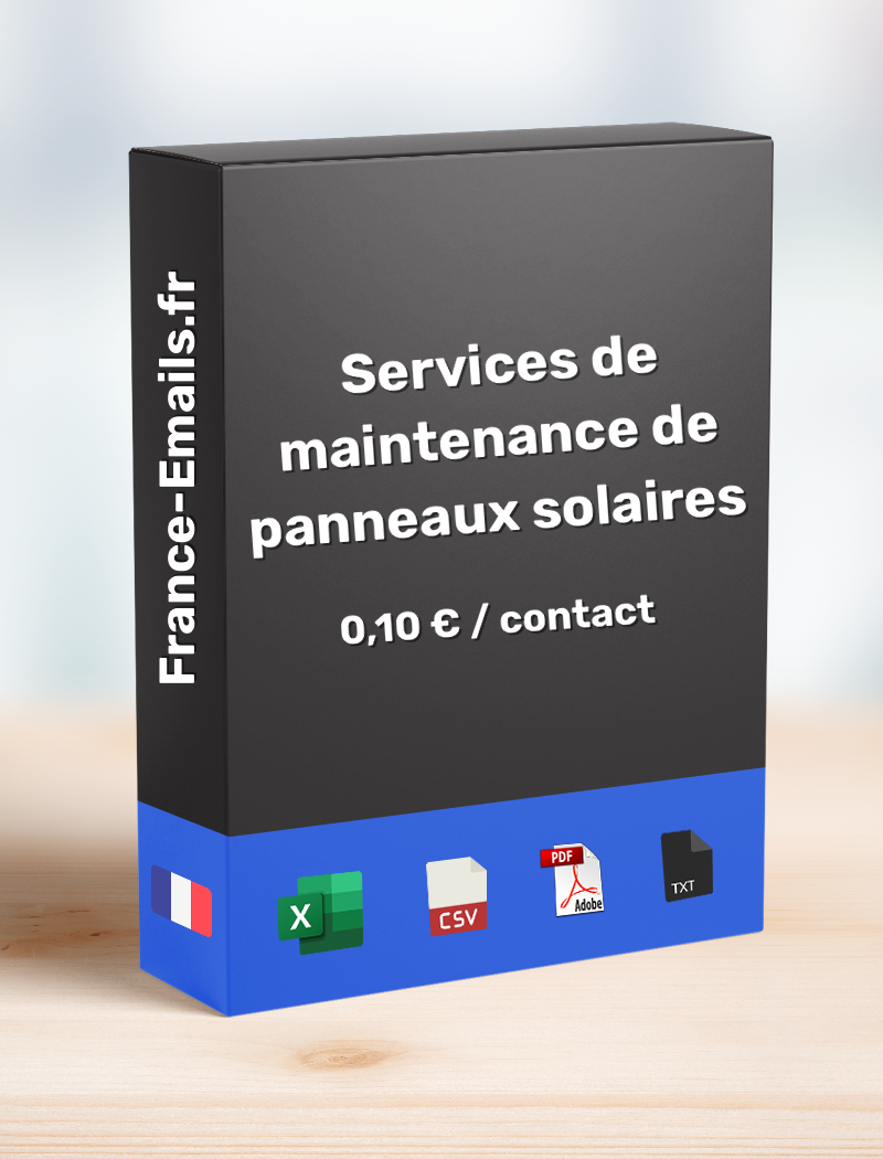 Service de maintenance de panneaux solaires
