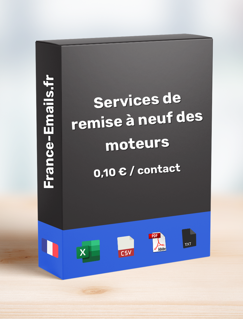 Service de remise à neuf des moteurs