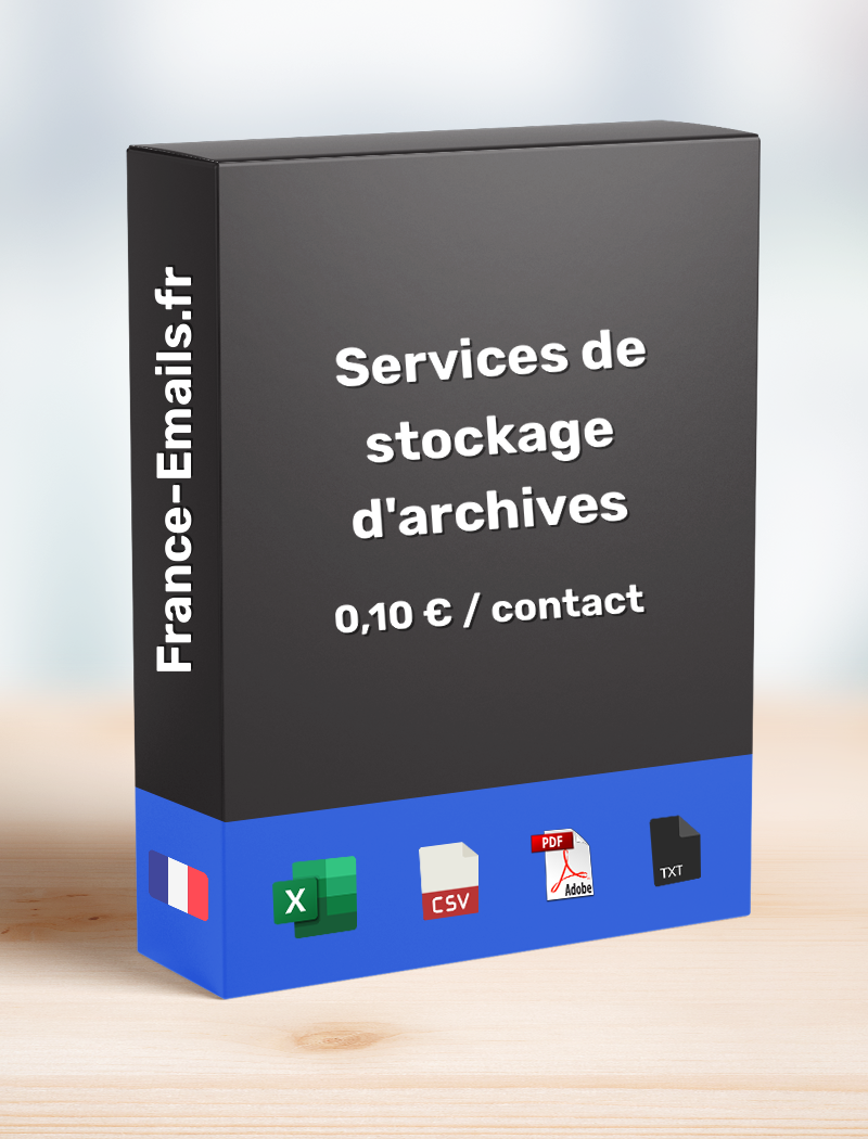 Services de stockage d'archives